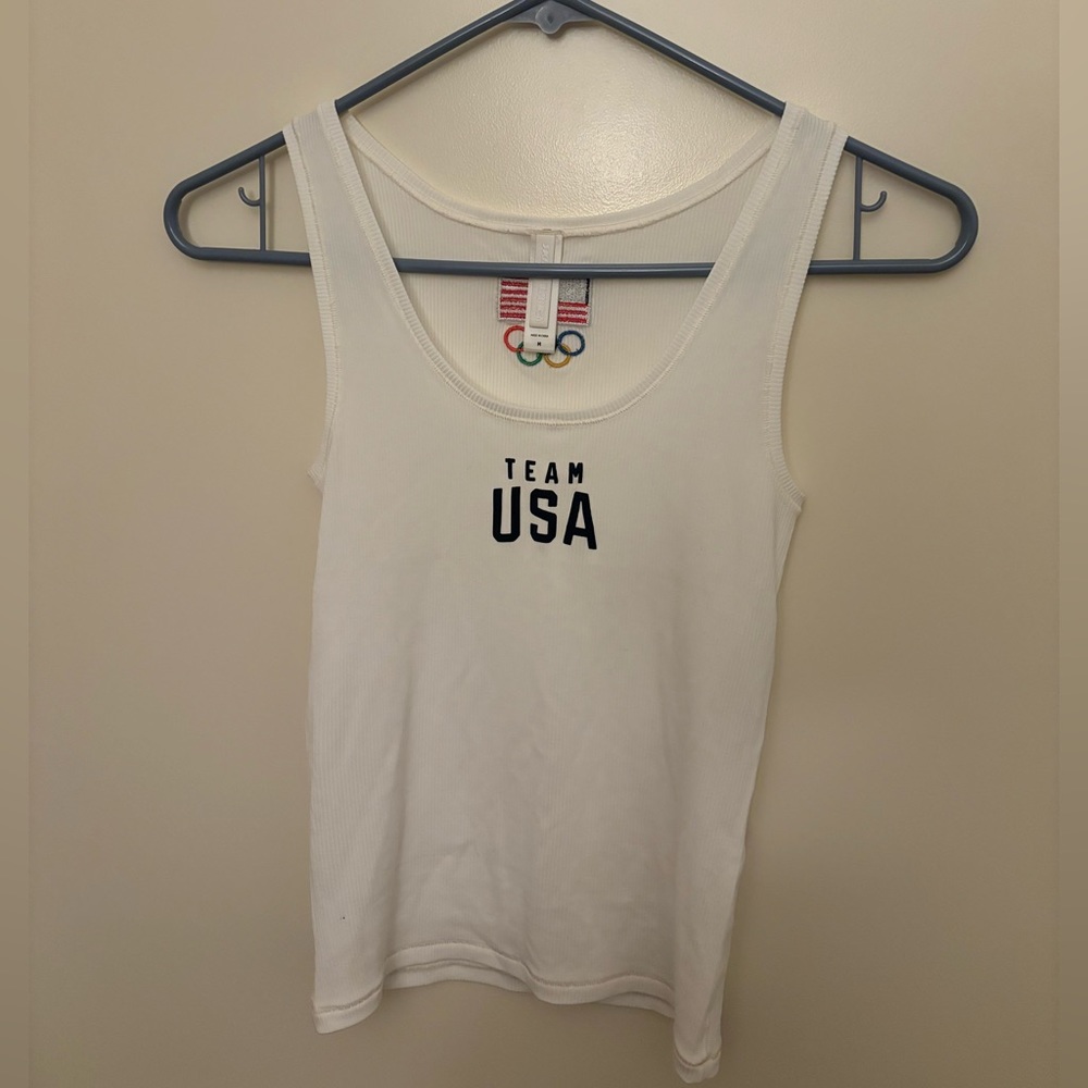 SKIMS Cotton Rib Tank (Team USA) Medium
